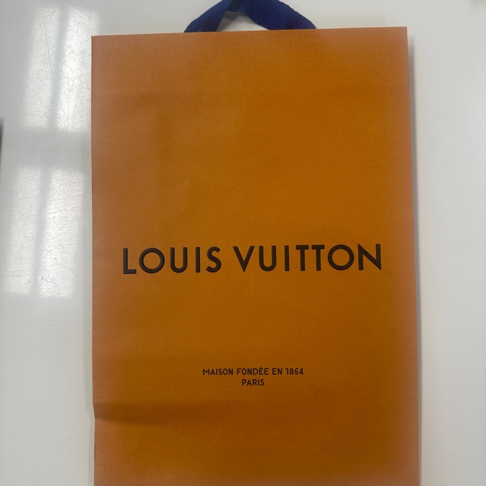 Louis Vuitton Orange Shopping Bag